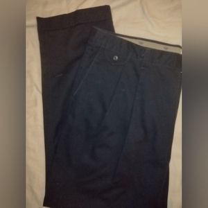 DOCKERS, Navy Loose fit Trousers with Cuffed Hem, 42 x 30